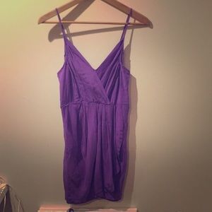 Yumi Kim purple silk mini dress size small